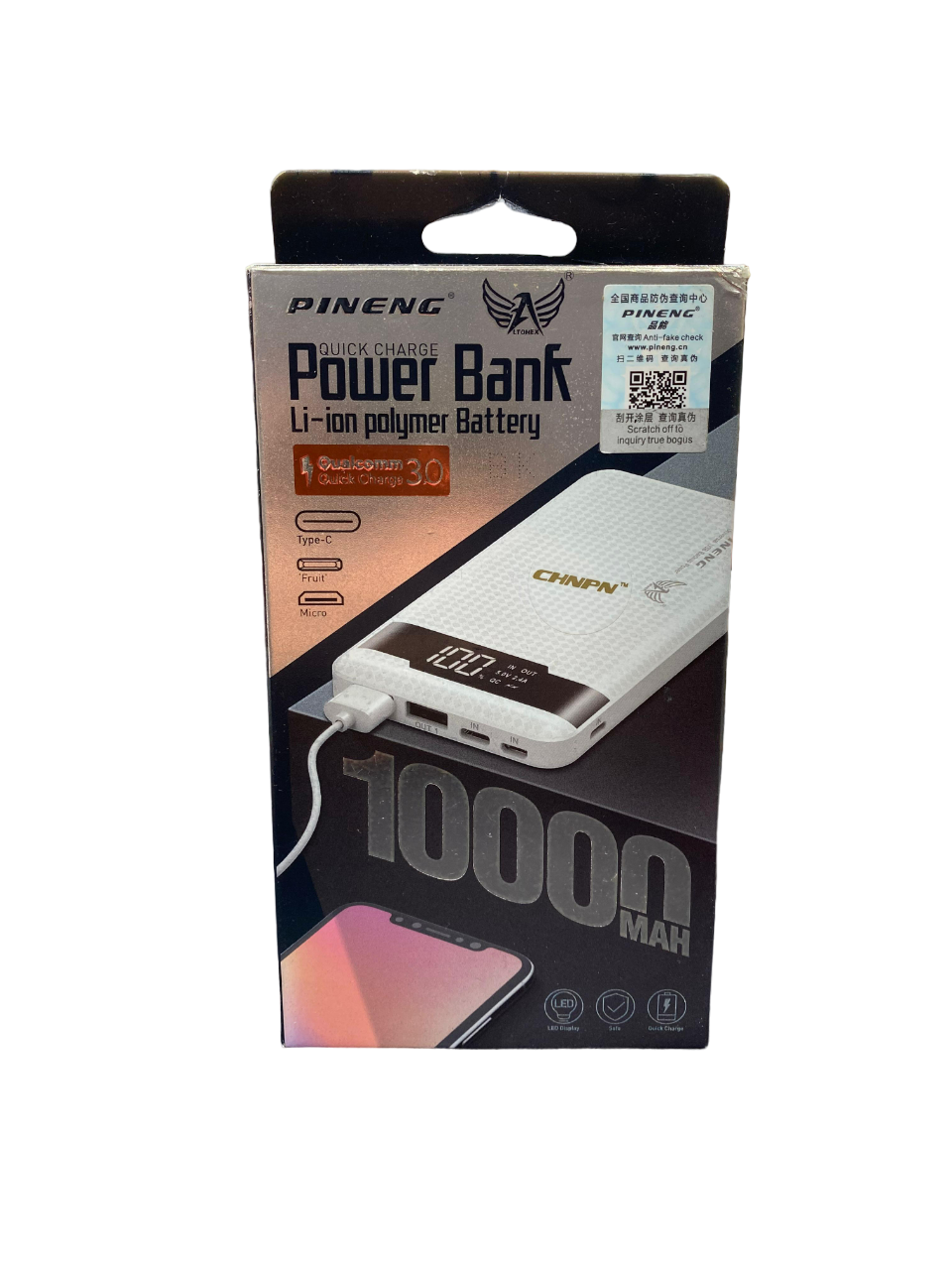 POWERBANK 10000mAh Pineng PN-961